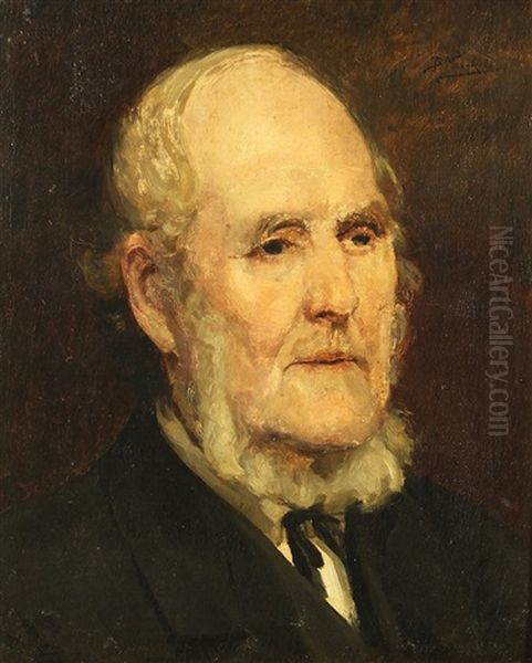 Portrait Of A Gentleman Oil Painting by Vladimir Egorovic Makovsky