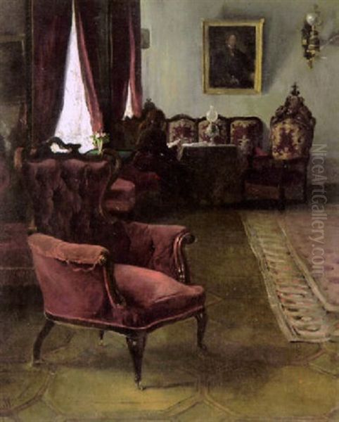 Sisakuva Oil Painting by Vladimir Egorovic Makovsky