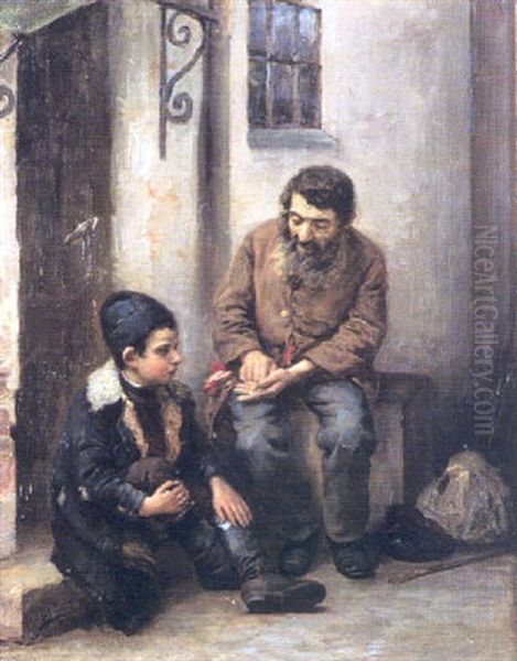 Kloka Rad Oil Painting by Vladimir Egorovic Makovsky
