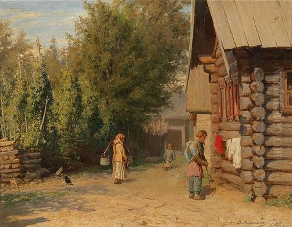 A Beggar In Front Of A Farmer