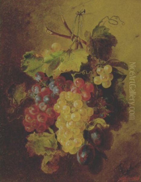 Composizione Con Frutta Oil Painting by Francesco Malacrea