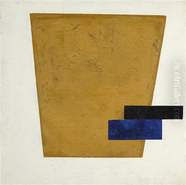 Suprematist Composition With Plane In Projection Oil Painting by Kasimir Sevrinovitch Malevich