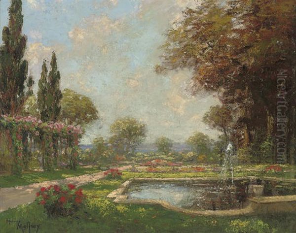 Paysage Oil Painting by Henri Malfroy-Savigny