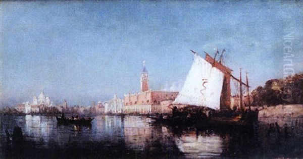 Venise Oil Painting by Henri Malfroy-Savigny