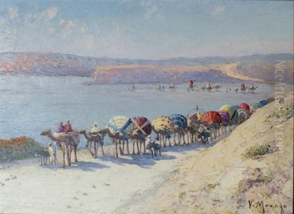La Traversee Du Desert Oil Painting by Vincent Manago