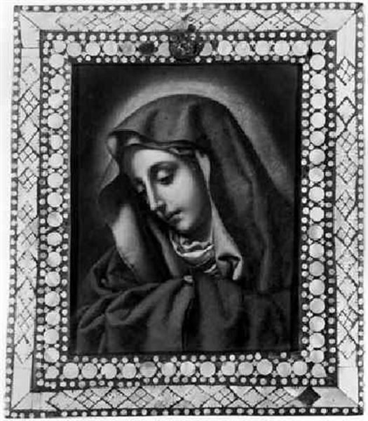 La Madonna Del Dito Oil Painting by Bartolommeo Mancini