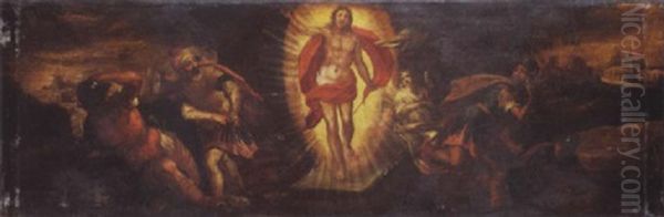 La Resurrection Oil Painting by Karel Van Mander