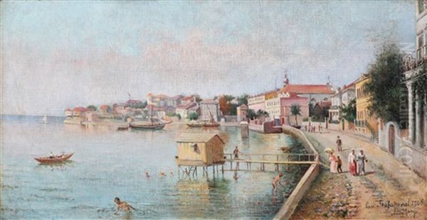 Yesilkoy Oil Painting by Leonardo De Mango