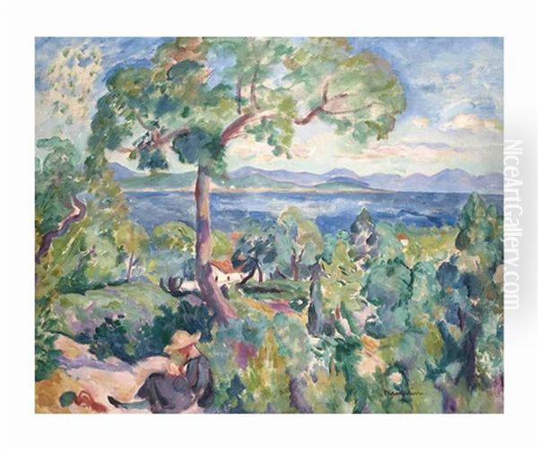 Le Golfe De Saint-tropez Oil Painting by Henri Charles Manguin