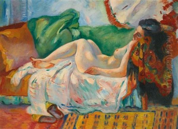 Dormeuse Oil Painting by Henri Charles Manguin