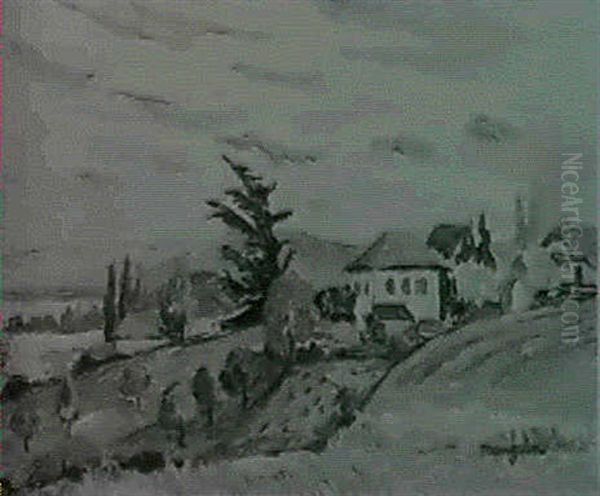 Le Cedre, Colombier Oil Painting by Henri Charles Manguin