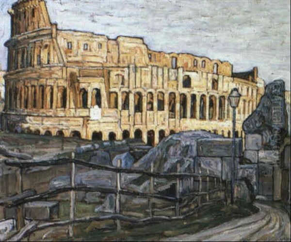 Kolosseum Oil Painting by Abraham Manievich