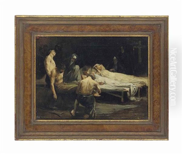 Victims Of War Oil Painting by Harrington Mann