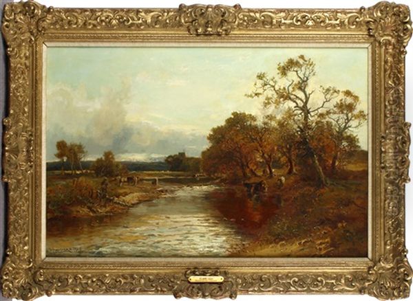 Seaton On The Thames Oil Painting by William Manners