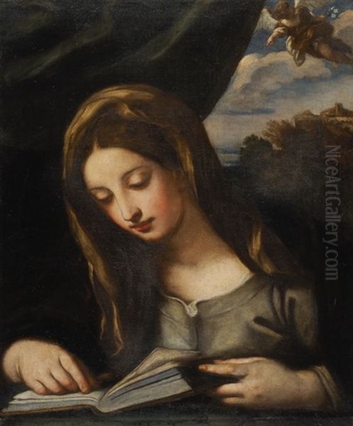 Lesende Madonna Oil Painting by Carlo Maratta or Maratti