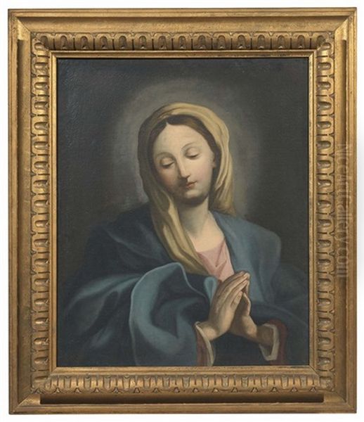 Madonna Orante Oil Painting by Carlo Maratta or Maratti