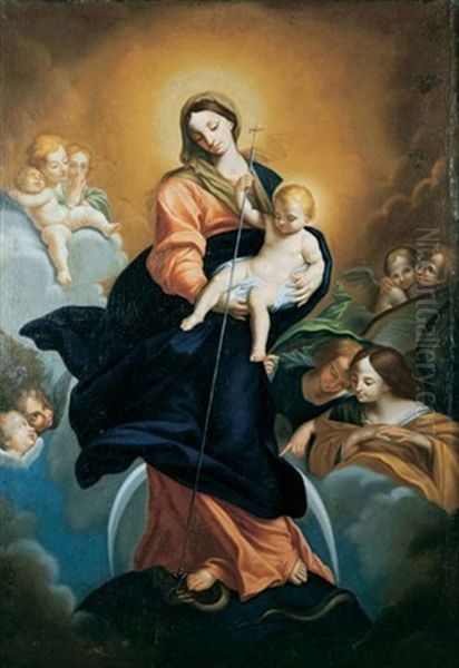 The Immaculate Conception Oil Painting by Carlo Maratta or Maratti