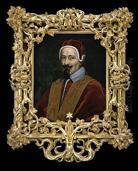 Ritratto Di Alessandro Vii Oil Painting by Carlo Maratta or Maratti