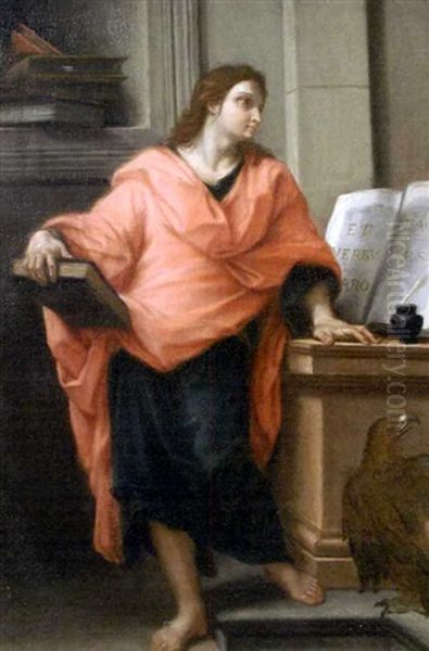 Saint John The Evangelist Oil Painting by Carlo Maratta or Maratti