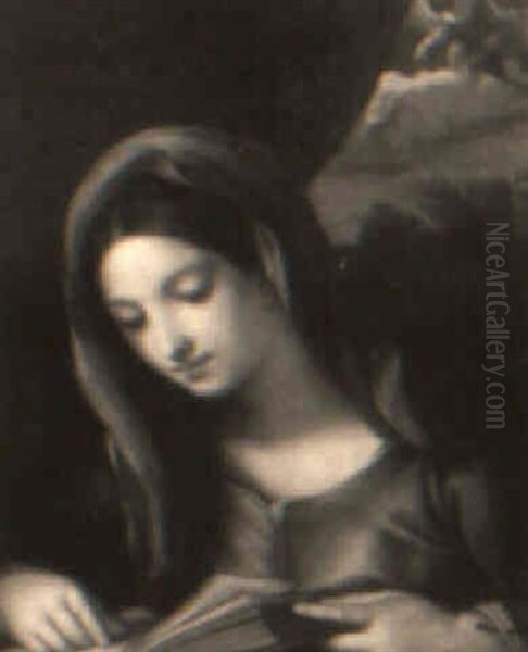 Annunziata Oil Painting by Carlo Maratta or Maratti