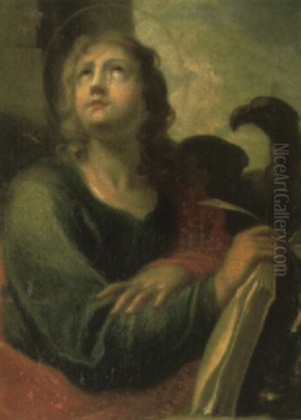 St. John The Evangelist Oil Painting by Carlo Maratta or Maratti