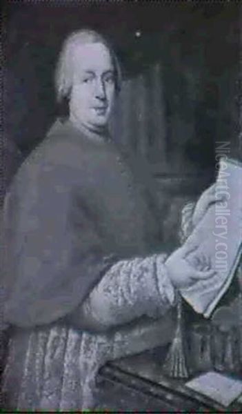 Portrait Des Kardinal Antonio Barberini Oil Painting by Carlo Maratta or Maratti