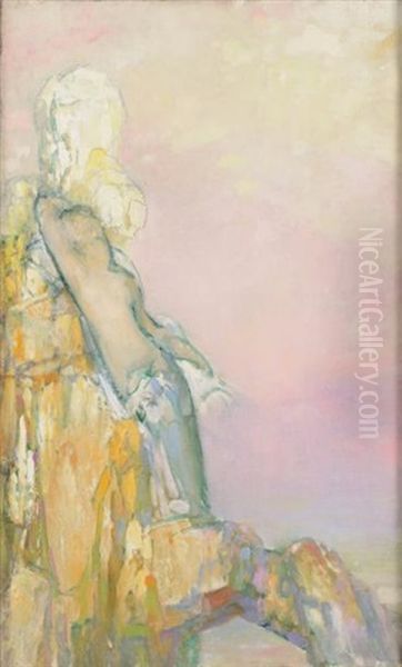 Andromede Oil Painting by Pierre Amede Marcel-Beronneau