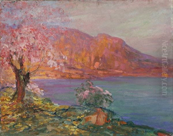 Paysage Maritime Oil Painting by Pierre Amede Marcel-Beronneau