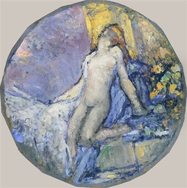 Odalisque Oil Painting by Pierre Amede Marcel-Beronneau