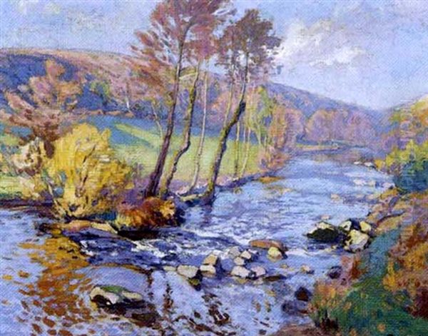 Le Rosier Grimpant Oil Painting by Pierre Amede Marcel-Beronneau