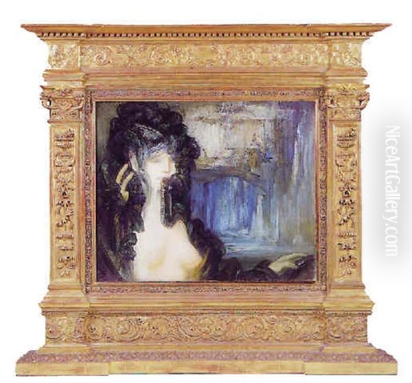 Medusa Oil Painting by Pierre Amede Marcel-Beronneau