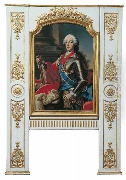 Bildnis Des Kurfursten Max Iii. Joseph Von Bayern In Originaler Holzvertafelung Oil Painting by George de Marees