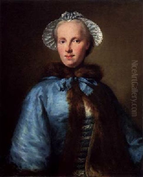 Maria Elisabeth Grafin Von Toerring-gronsfeld Oil Painting by George de Marees