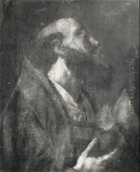 St. Augustine Of Hippo Oil Painting by Antonio Marinetti (il Chiozzotta)