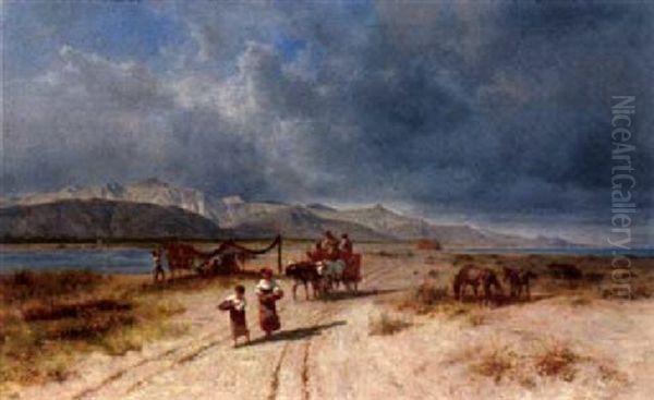 Messina Oil Painting by Andras Marko