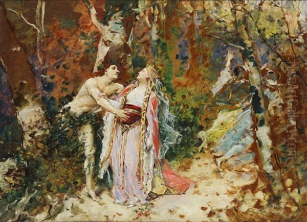 The Surprise Oil Painting by Ludwig, Ludek Marold
