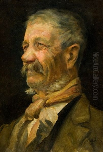 Portret Muze Oil Painting by Ludwig, Ludek Marold