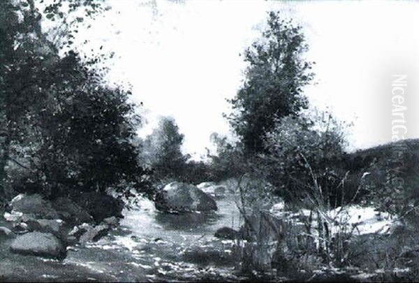 Paisaje Fluvial Oil Painting by Jose Maria Marques Garcia