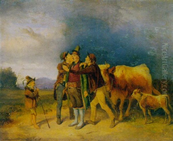 Uberredungskunstler Oil Painting by Joseph Heinrich Marr