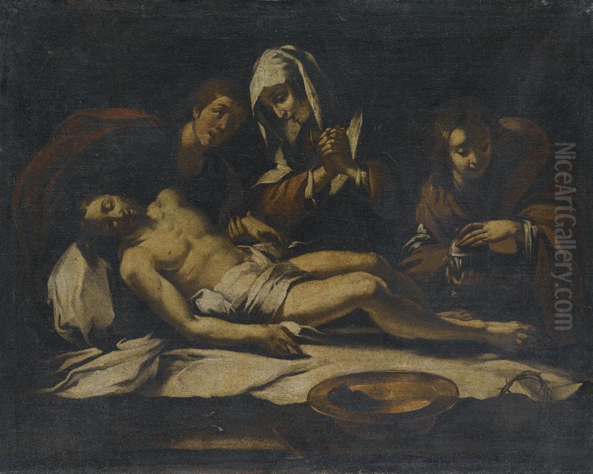 The Lamentation Oil Painting by Bernardo Strozzi