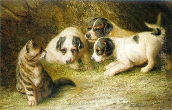 Friend Or Foe Oil Painting by John Fitz Marshall
