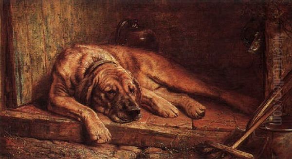 Dog Days Oil Painting by John Fitz Marshall