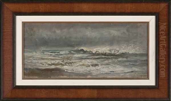 Marina Oil Painting by Ramon Marti Alsina