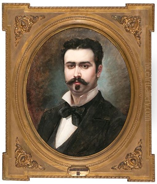 Retrato Masculino Oil Painting by Ramon Marti Alsina
