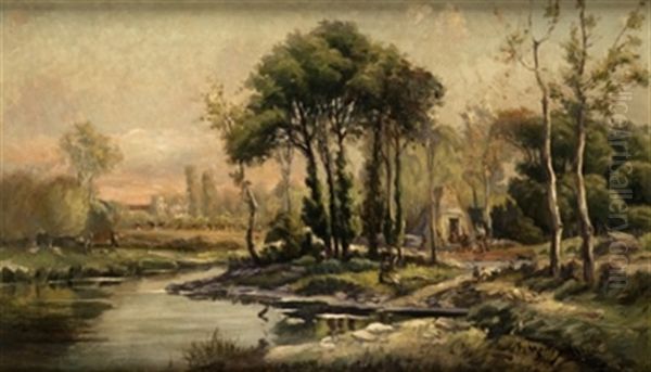 Paisaje Oil Painting by Ramon Marti Alsina