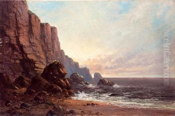 Marina Con Rocas Oil Painting by Ramon Marti Alsina