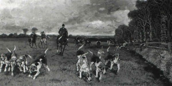 Thornleys Bog Oil Painting by Sylvester Martin