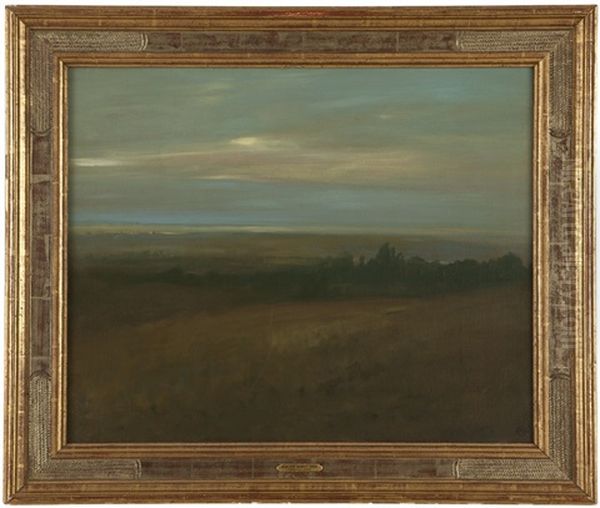 San Leandro Bay Oil Painting by Xavier Martinez