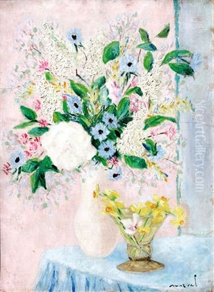 Bouquet Oil Painting by Jacqueline Marval