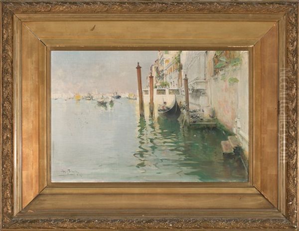 Vista De Venecia Oil Painting by Arcadi Mas y Fondevila